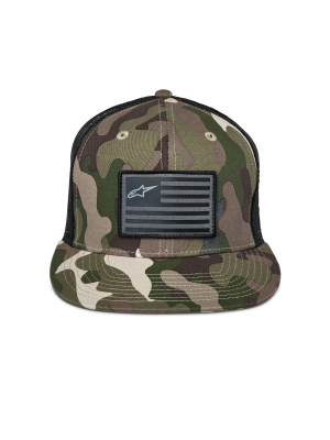 Flag Flat Trucker Hat