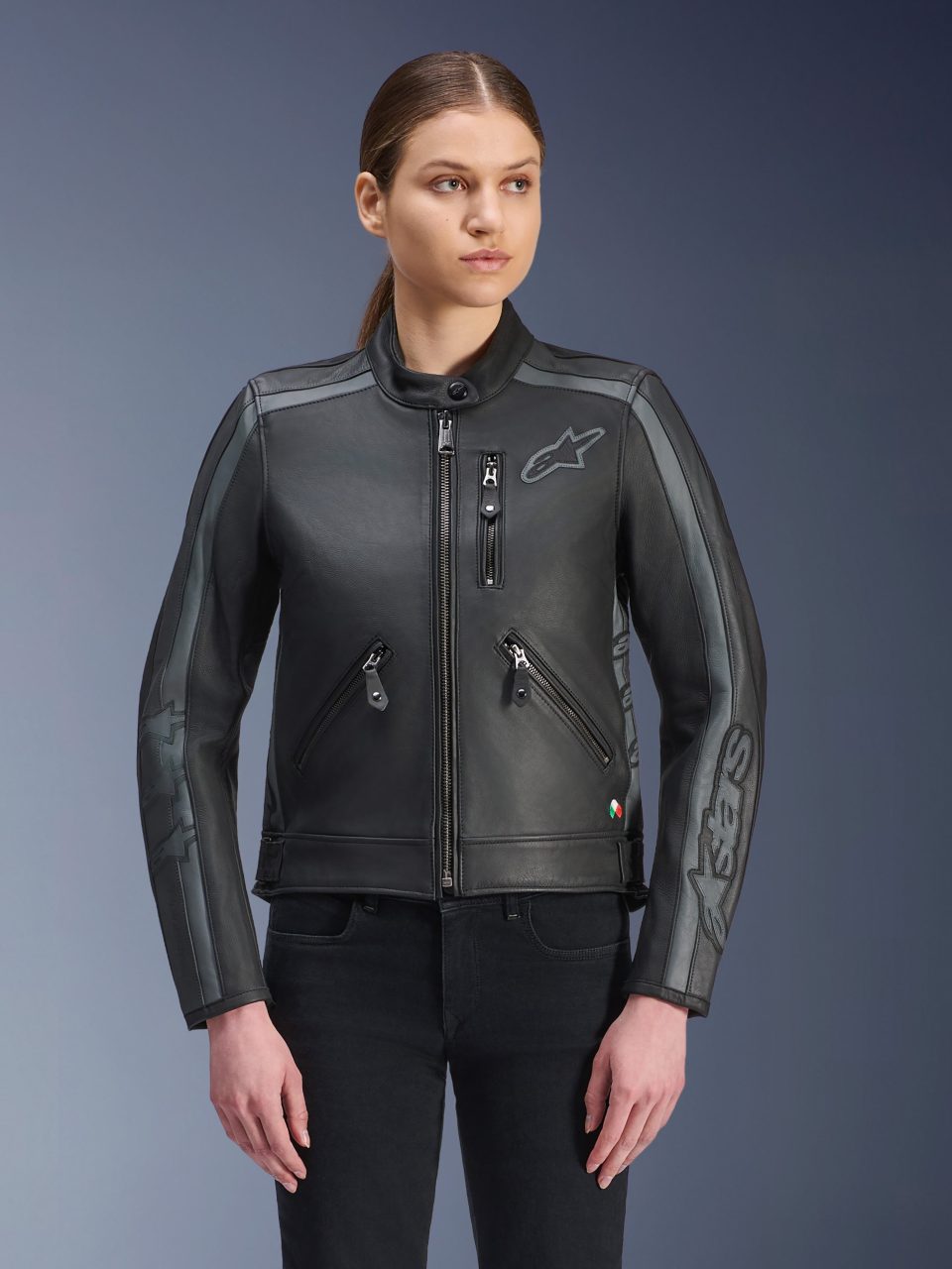 Women Stella Dyno Leather Jacket