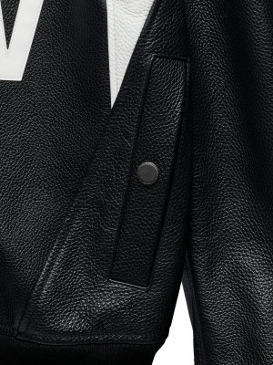 RSRV The Chief Bomber Leather Jacket