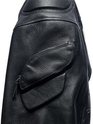 RSRV The Chief Bomber Leather Jacket